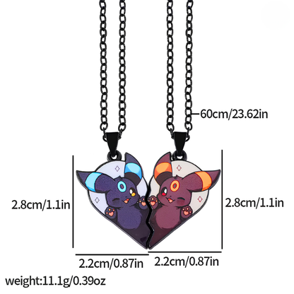 Matching necklaces - Eeveelutions