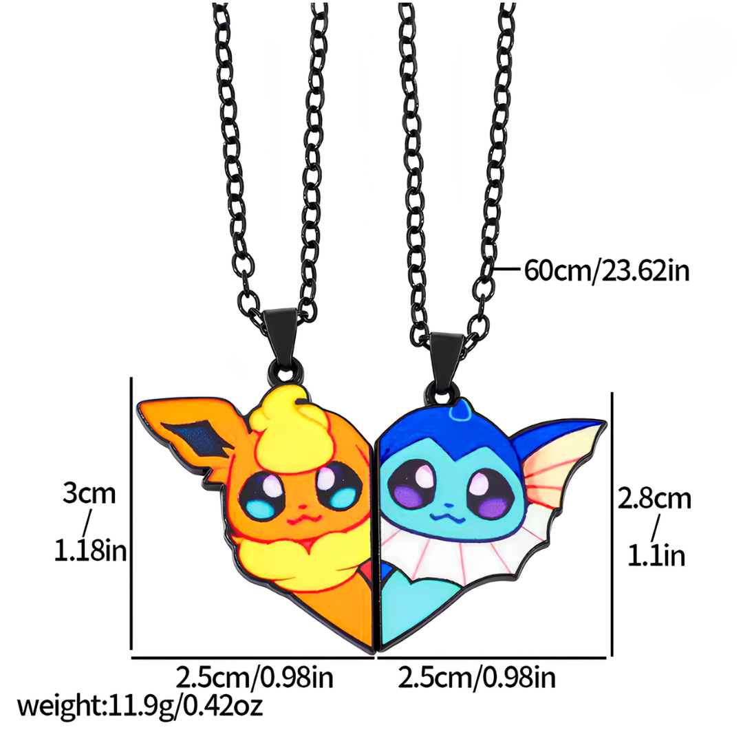 Matching necklaces - Eeveelutions