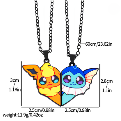 Matching necklaces - Eeveelutions