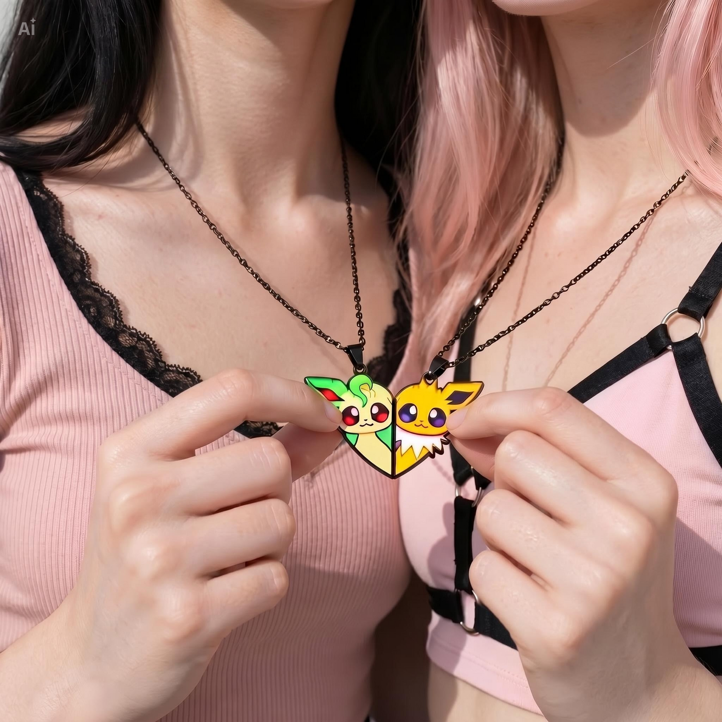 Matching necklaces - Eeveelutions