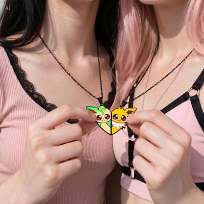 Matching necklaces - Eeveelutions